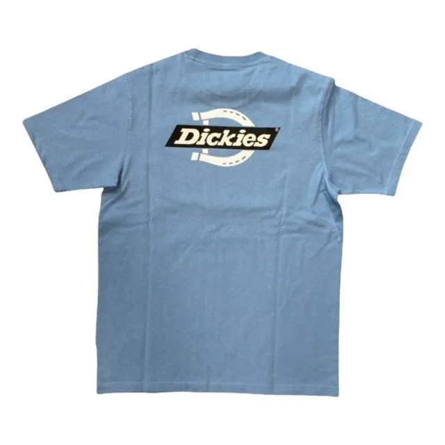 Dickies T-shirt manica corta da uomo Ruston DK0A4DC C36 celeste chiaro