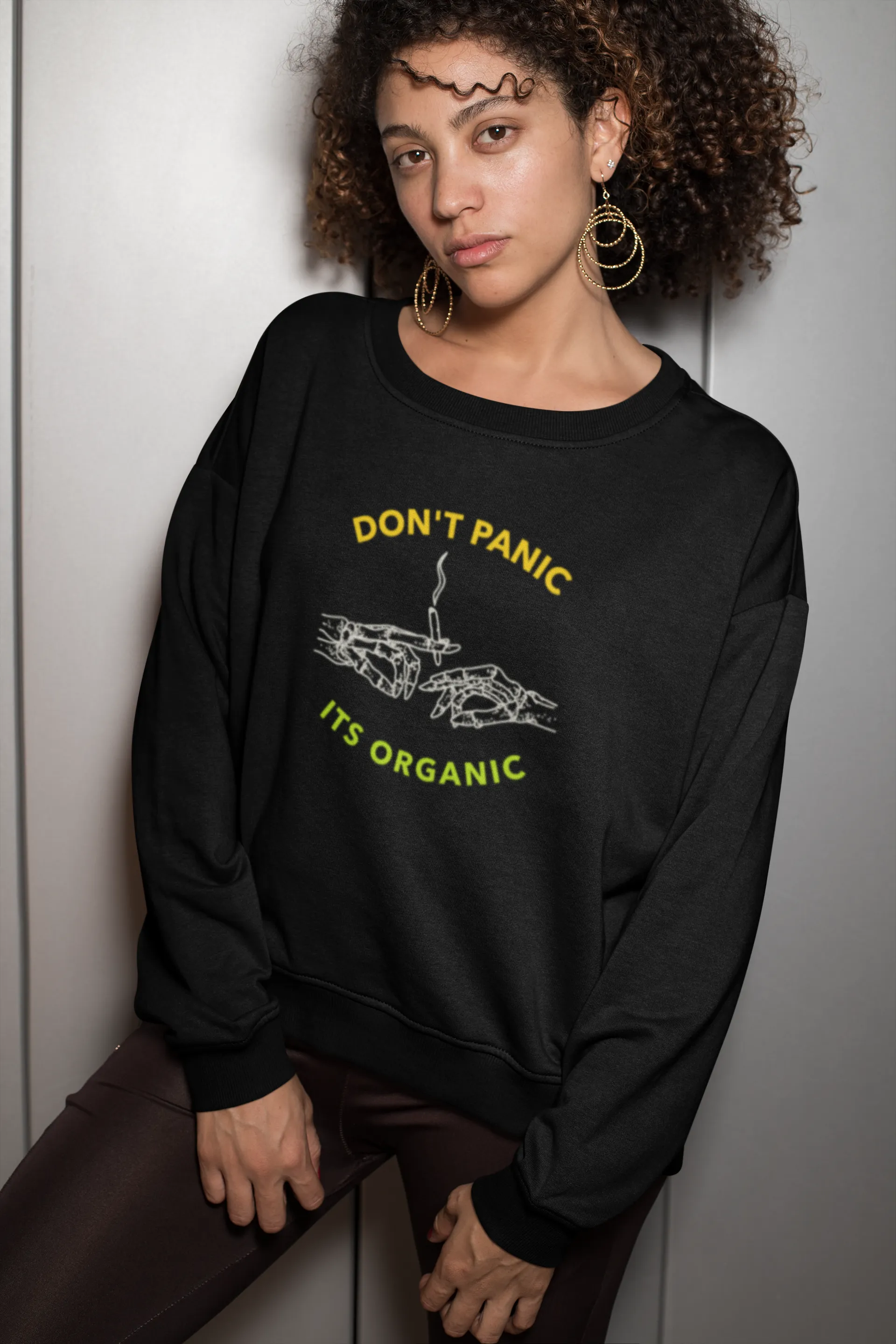 Don't Panic Its Organic - Winter Sweatshirts