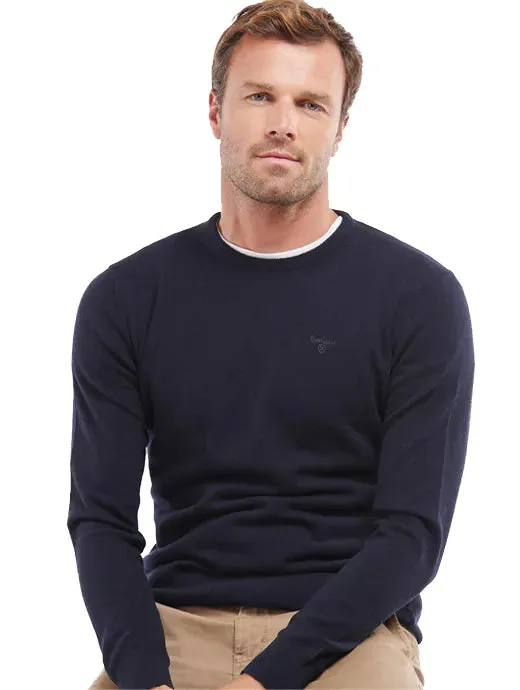 Essential Lambswool Crew Neck Sweater - Navy