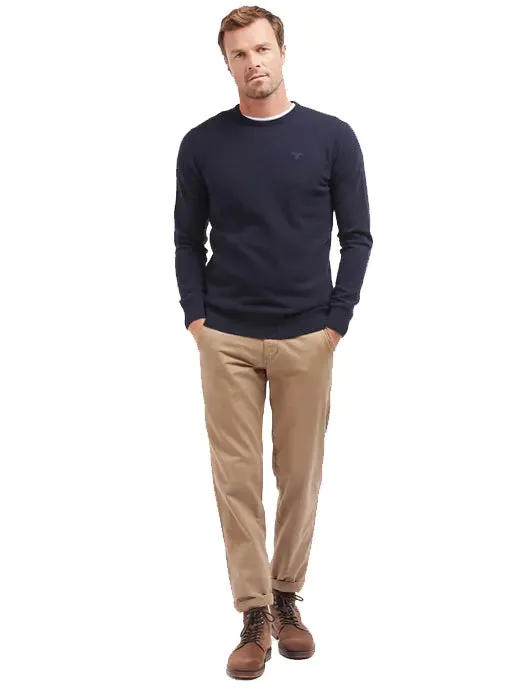 Essential Lambswool Crew Neck Sweater - Navy