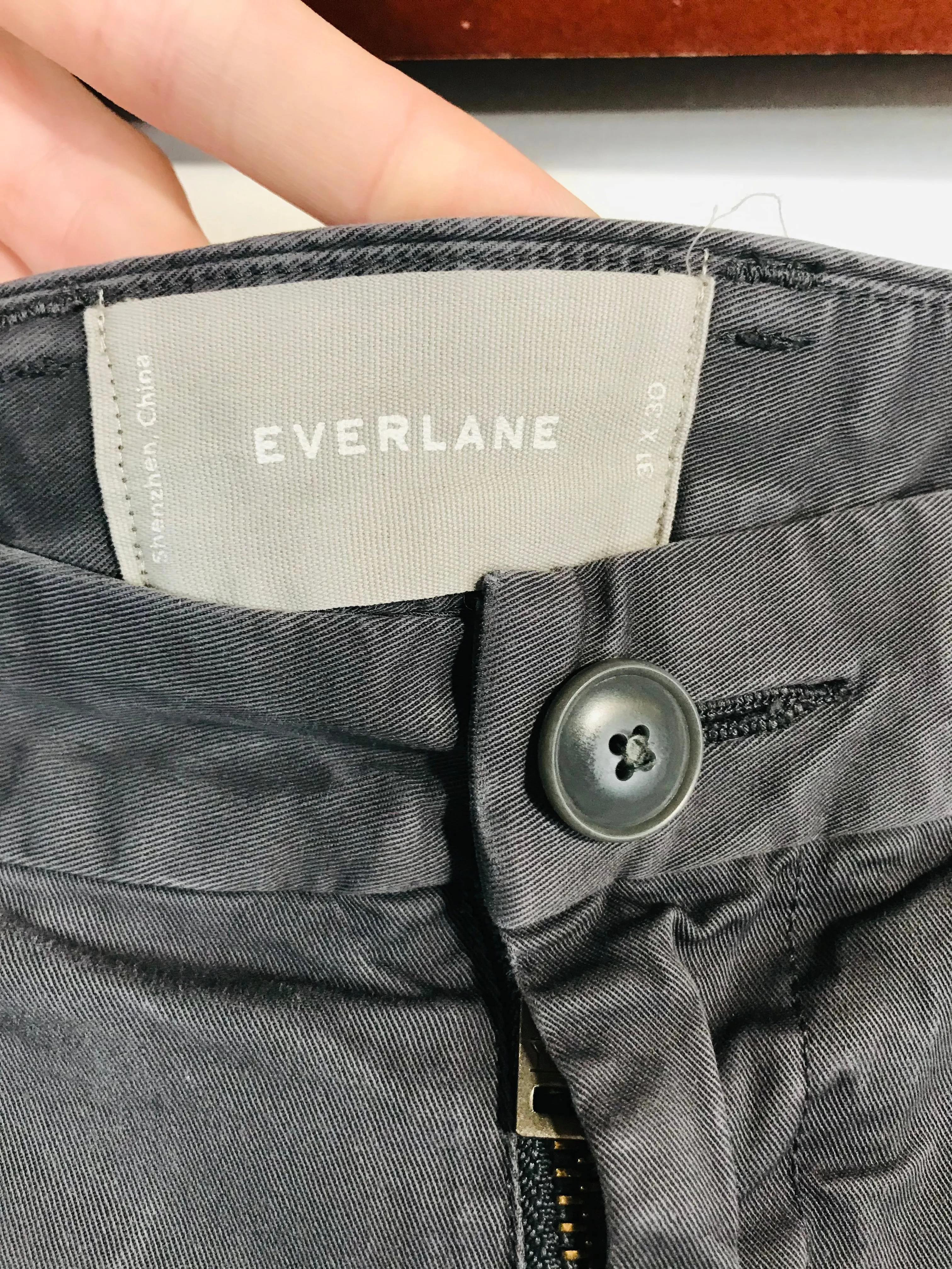 Everlane Men's Chinos Trousers | 31 x 30 | Grey