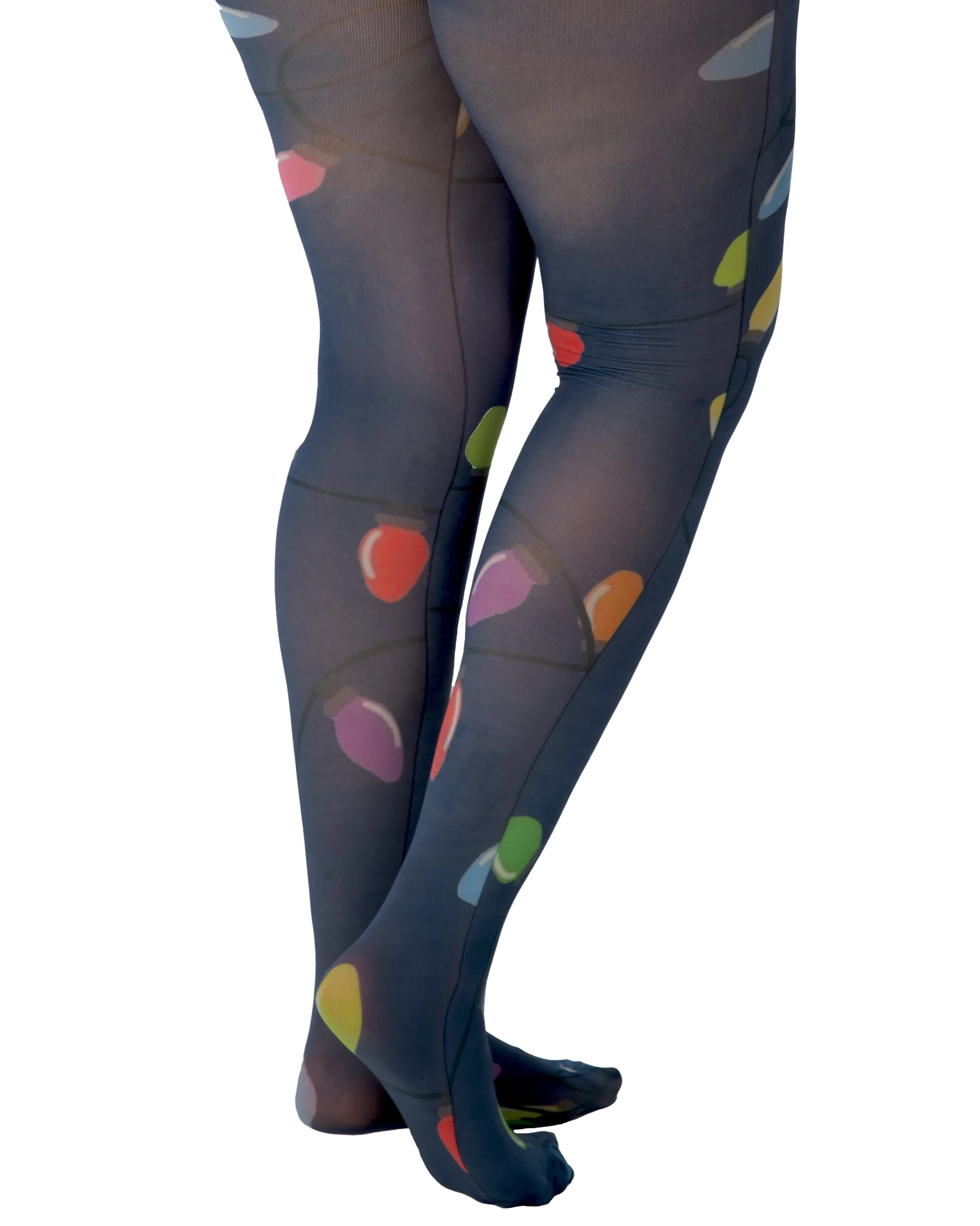 Fairy Lights Printed Tights