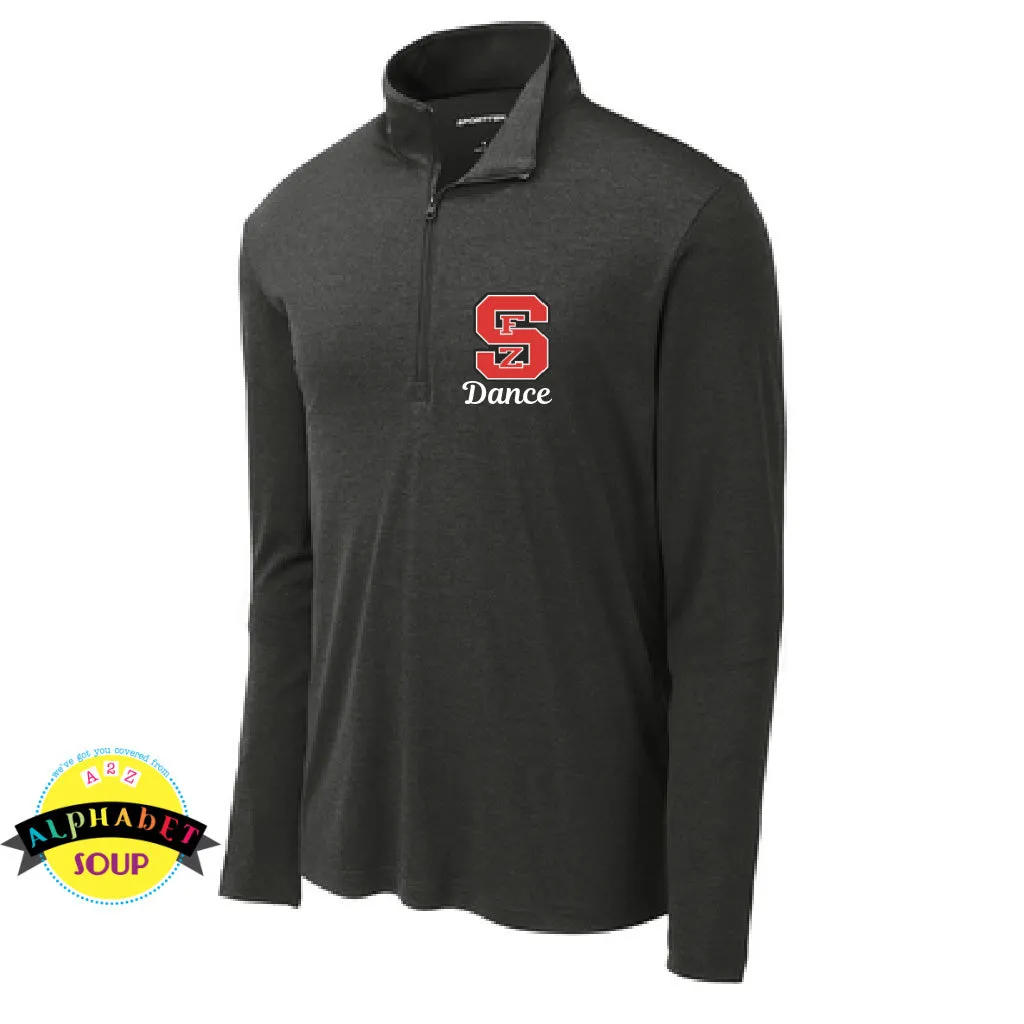 FZS Jr Bulldogs Dance Sport Tek Performance Half Zip Pullover