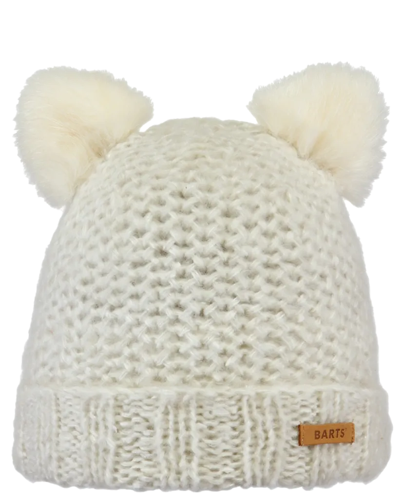 Girls Smokey Beanie in Cream