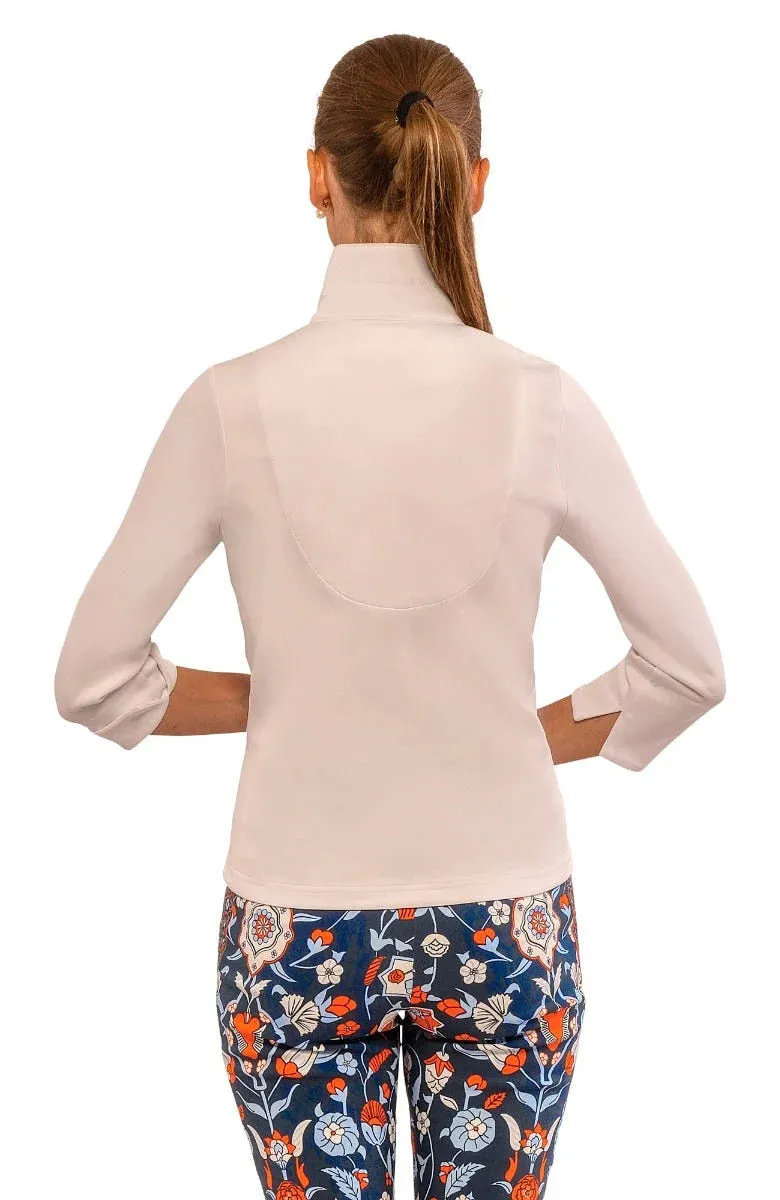 Gretchen Scott Twist and Shout Top White