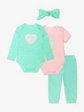 Guess Baby Girls Reversible Bodysuit Set (2 Piece)