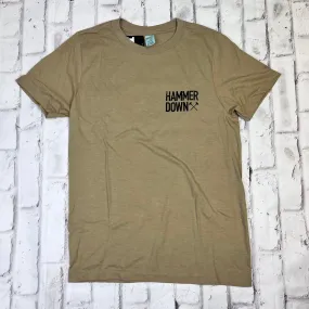 Hammer Down "Two Row" Short Sleeve T-shirt - Sand