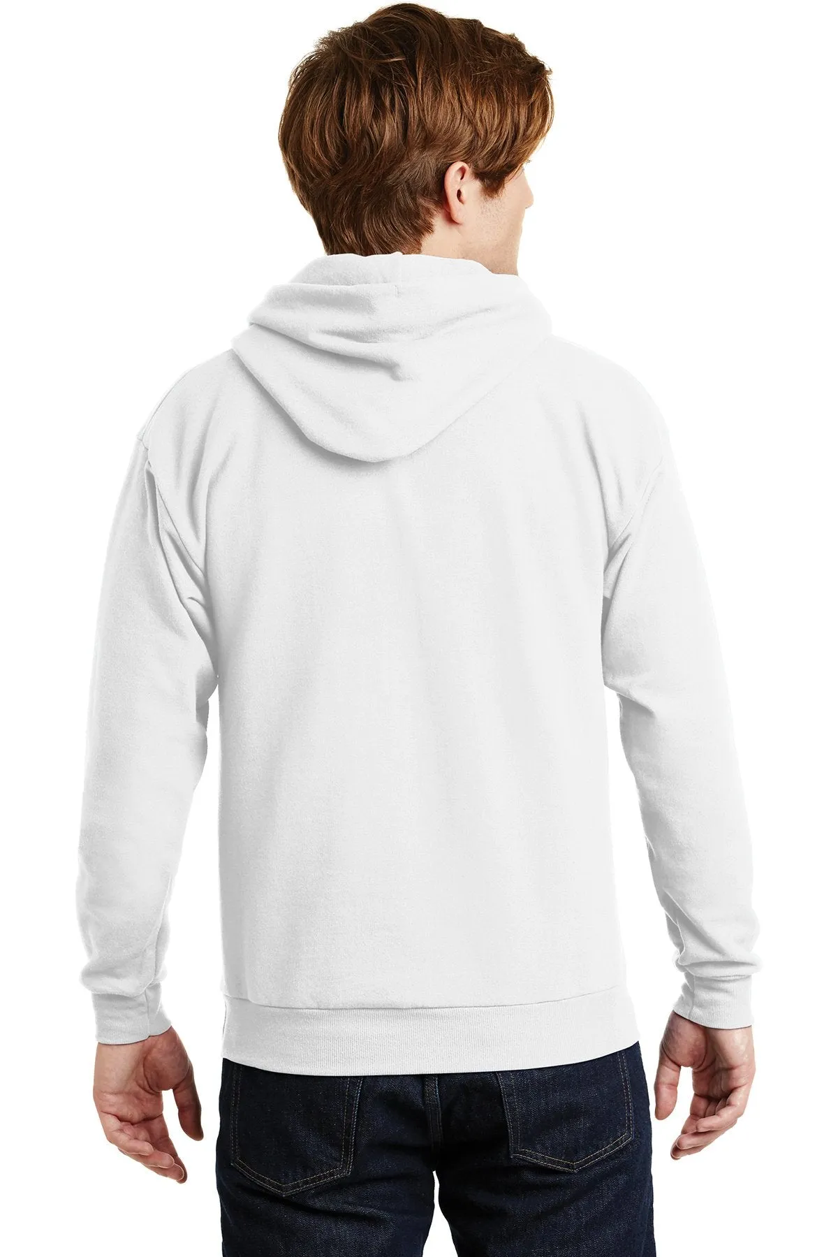 Hanes Ecosmart Pullover Hooded Sweatshirt P170 White