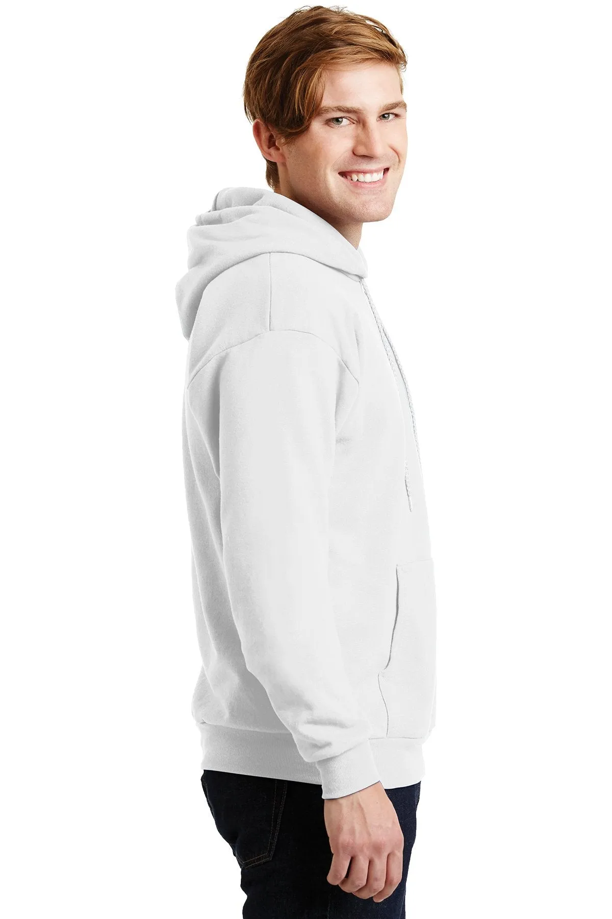 Hanes Ecosmart Pullover Hooded Sweatshirt P170 White