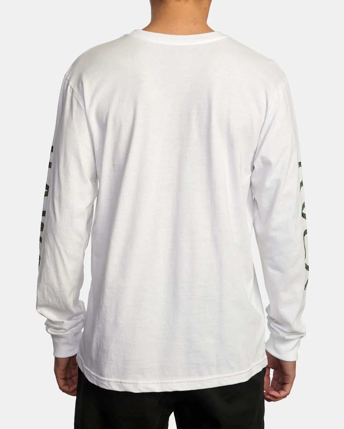 Hawaii Hex Long Sleeve Tee - White