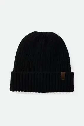 Heist Reserve Cashmere Beanie - Black