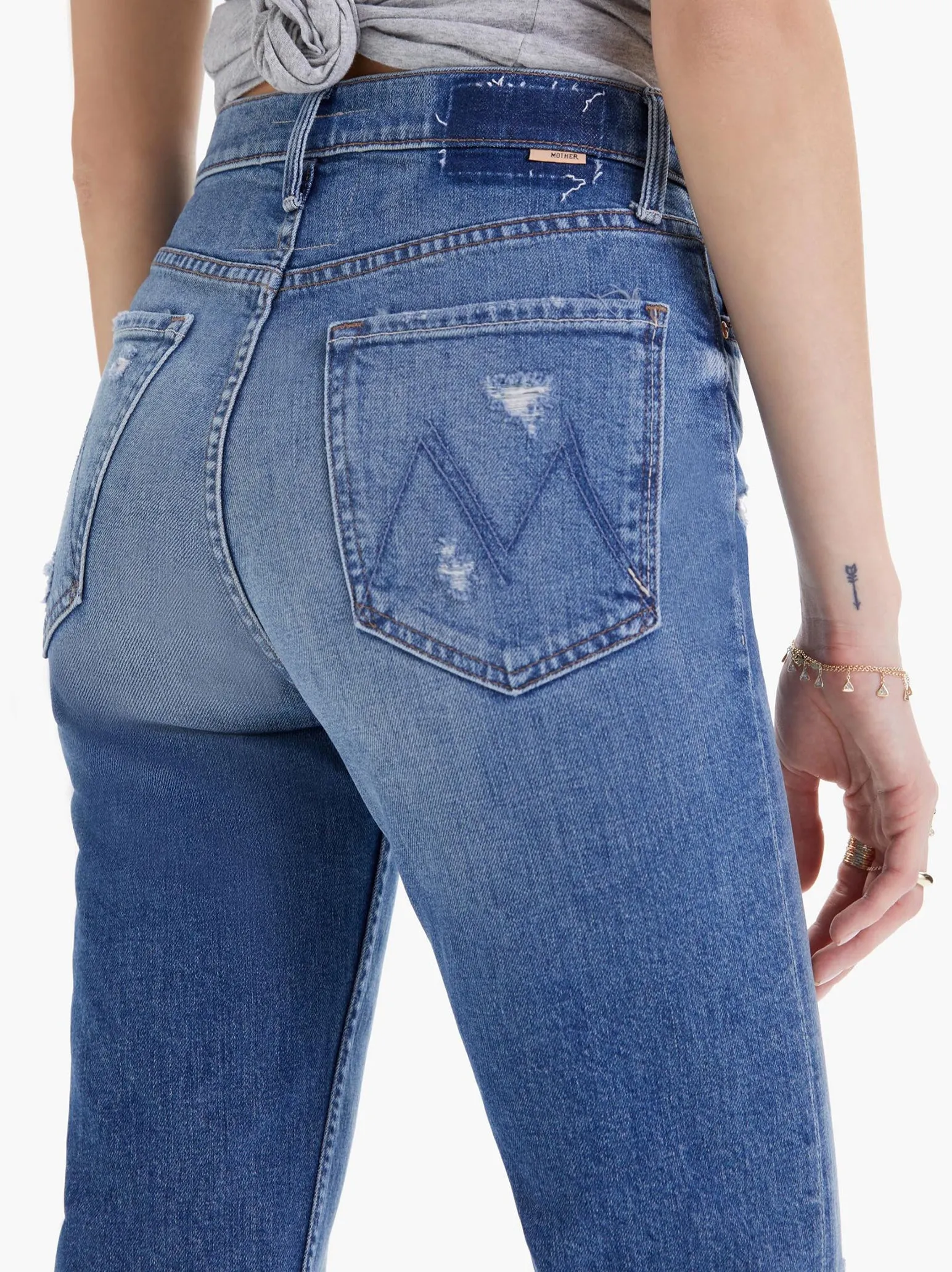 High Waisted Rider Ankle Jean