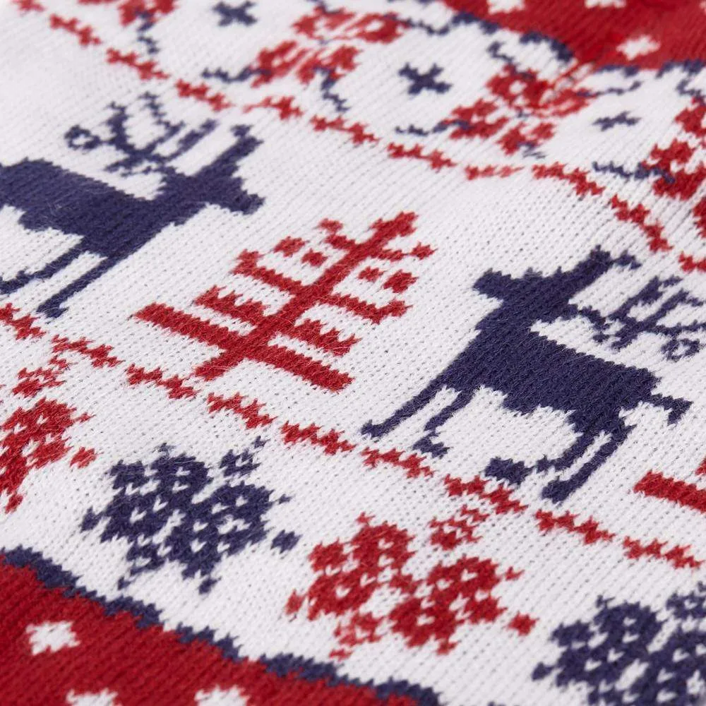 Holiday Family Matching Sweater in Tango Red