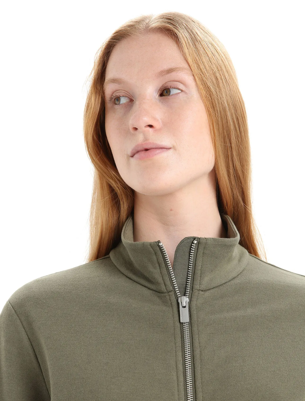 ICEBREAKER Women's Central Classic Merino L/S Zip