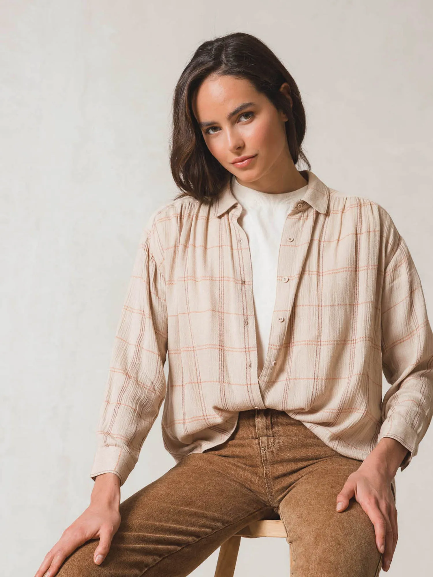 INDI & COLD Shirt Crudo 100% SUSTAINABLE VISCOSE WOVEN