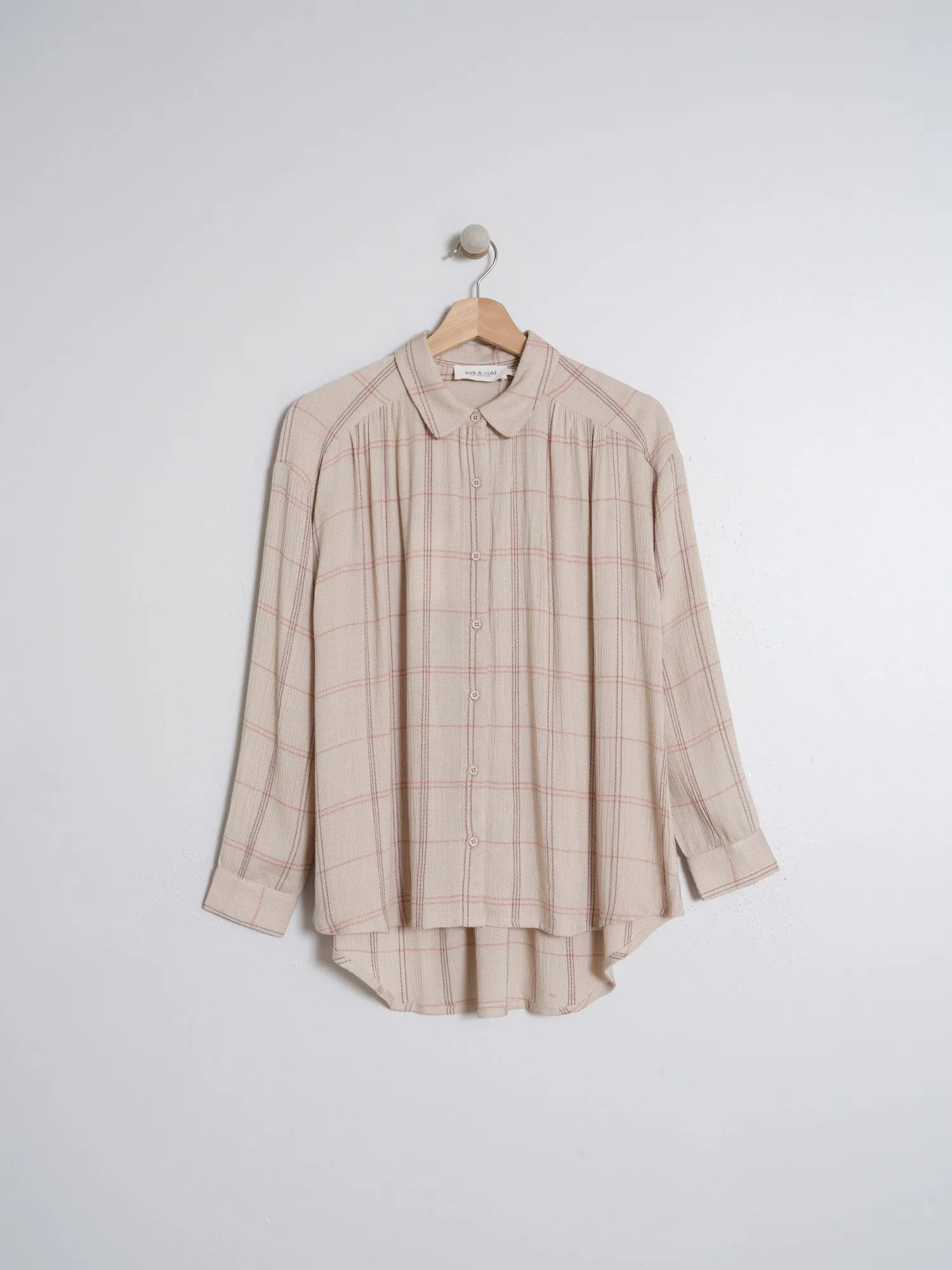 INDI & COLD Shirt Crudo 100% SUSTAINABLE VISCOSE WOVEN