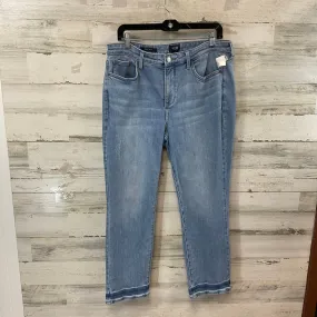 Jeans Straight By Not Your Daughters Jeans In Blue Denim, Size: 12