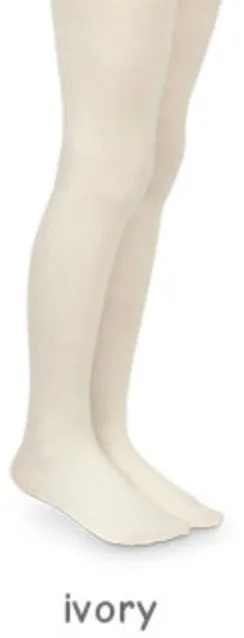 Jefferies Pima Cotton Tights Ivory