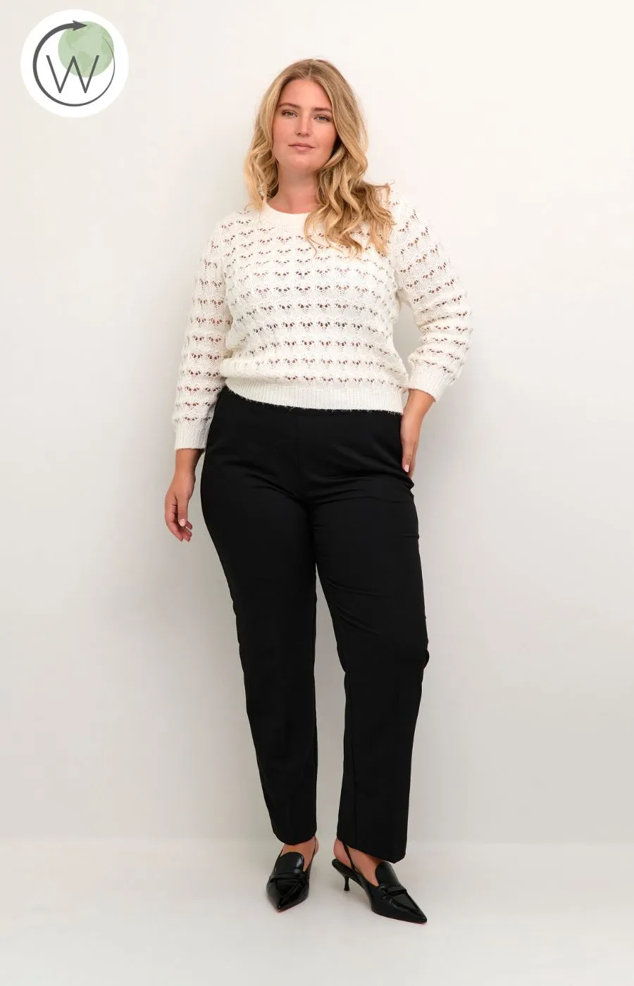 Kaffe Curve Helena Knit in Cream