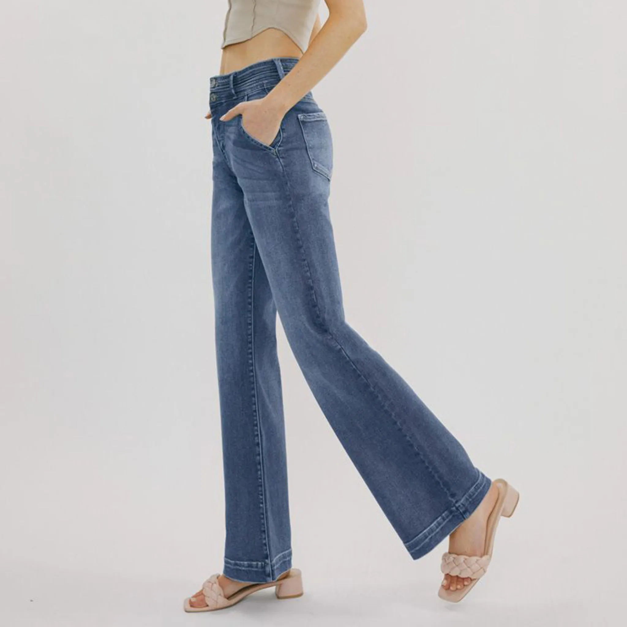 KanCan High Rise Holly Flare Jeans