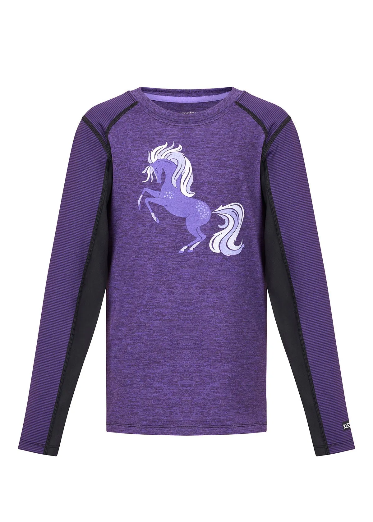 Kids Free Frolic Base Layer Top - Huckleberry