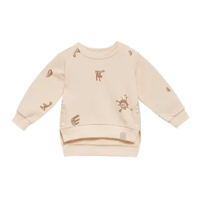 Kids Terry Sweatshirt - Beige