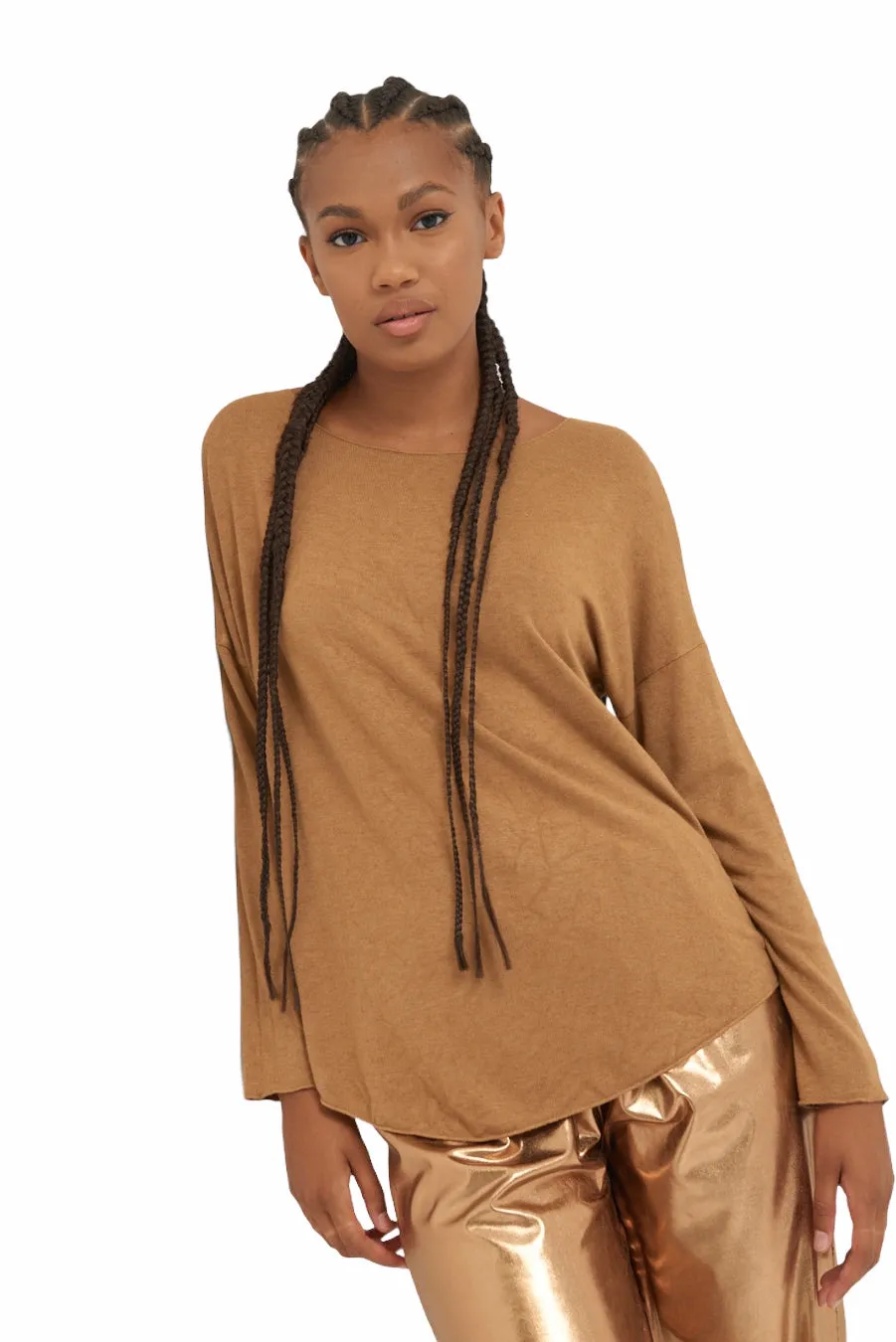 Kikisix camel pullover