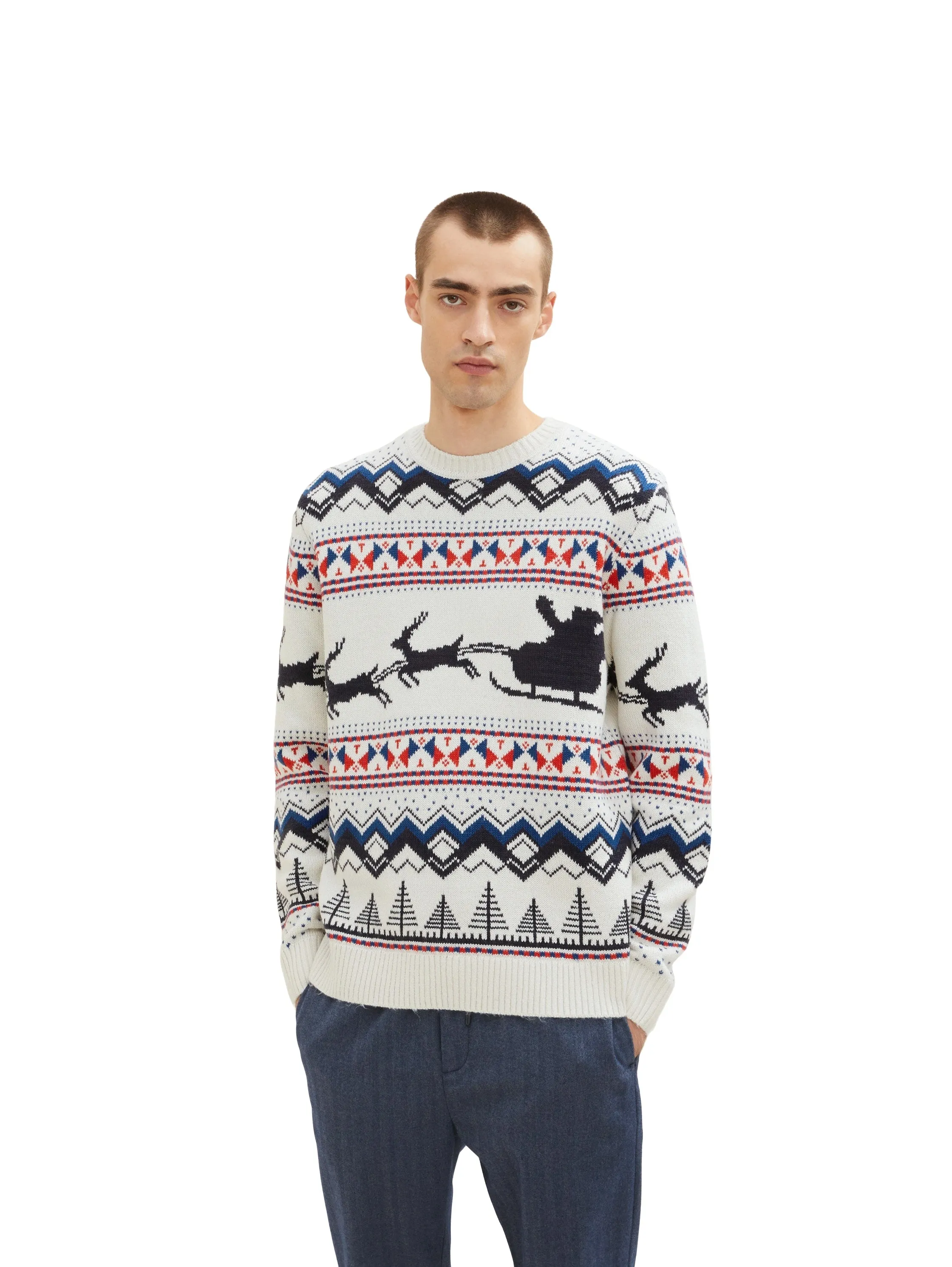 KNITTED CHRISTMAS PULLOVER