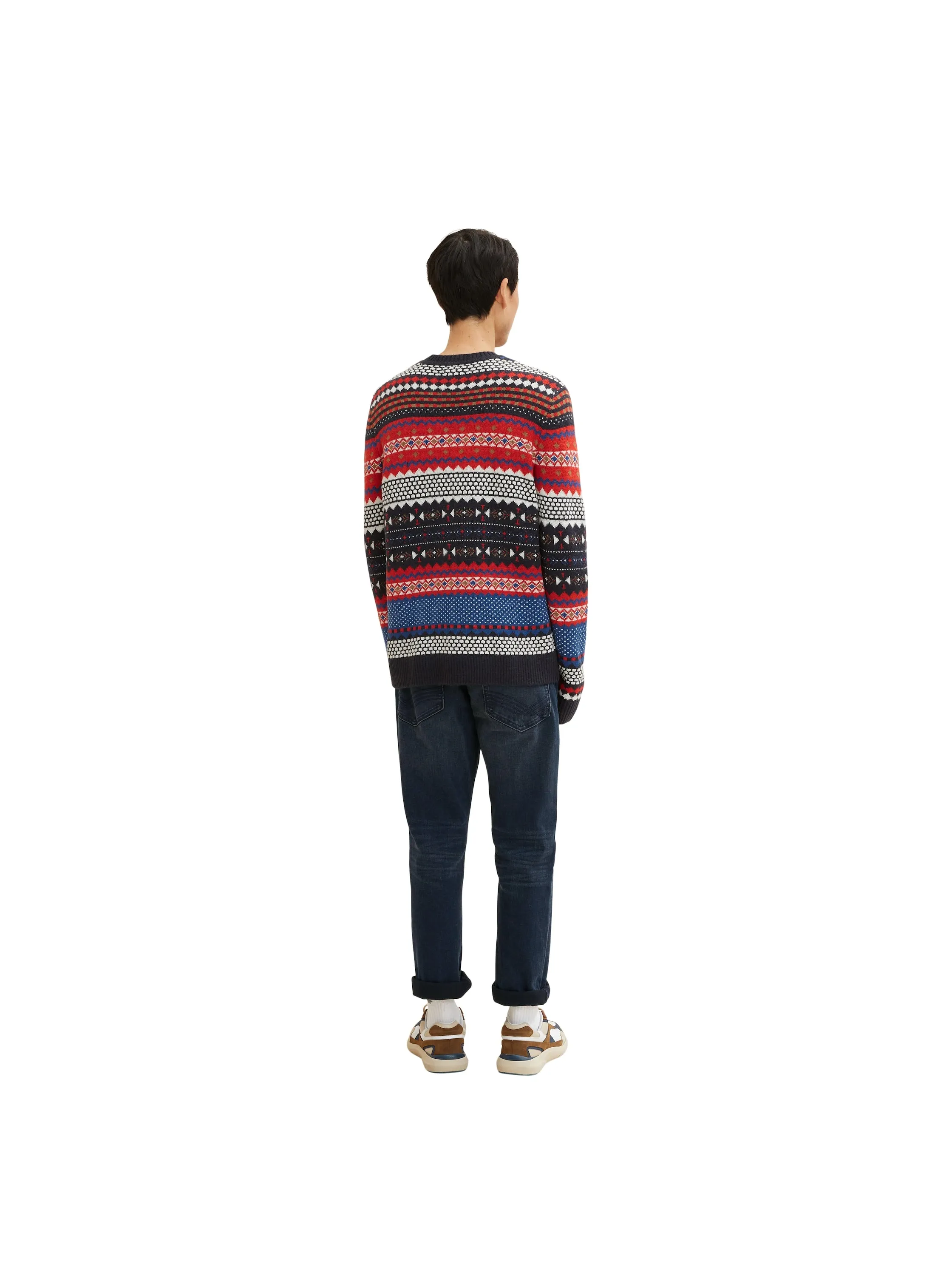 KNITTED JACQUARD PULLOVER