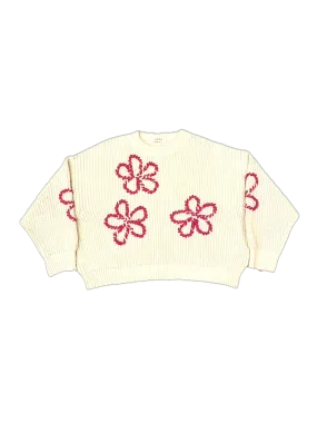 Kontatto butter flower pullover