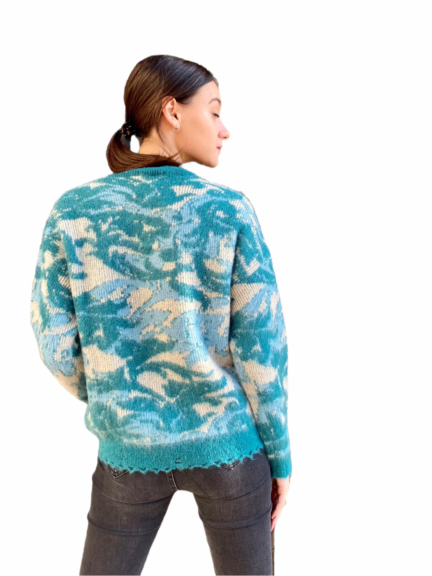 Kontatto petrol pullover