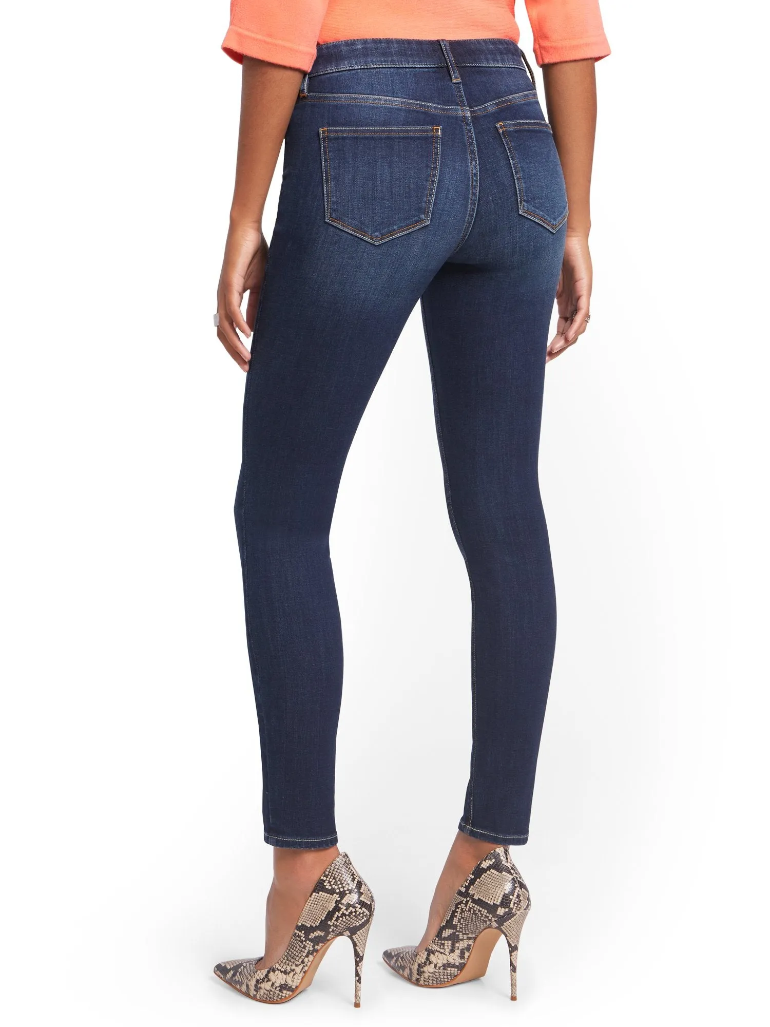 Lexi Mid-Rise Super-Skinny Jeans