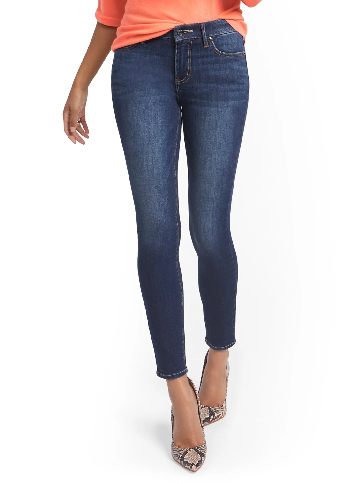 Lexi Mid-Rise Super-Skinny Jeans