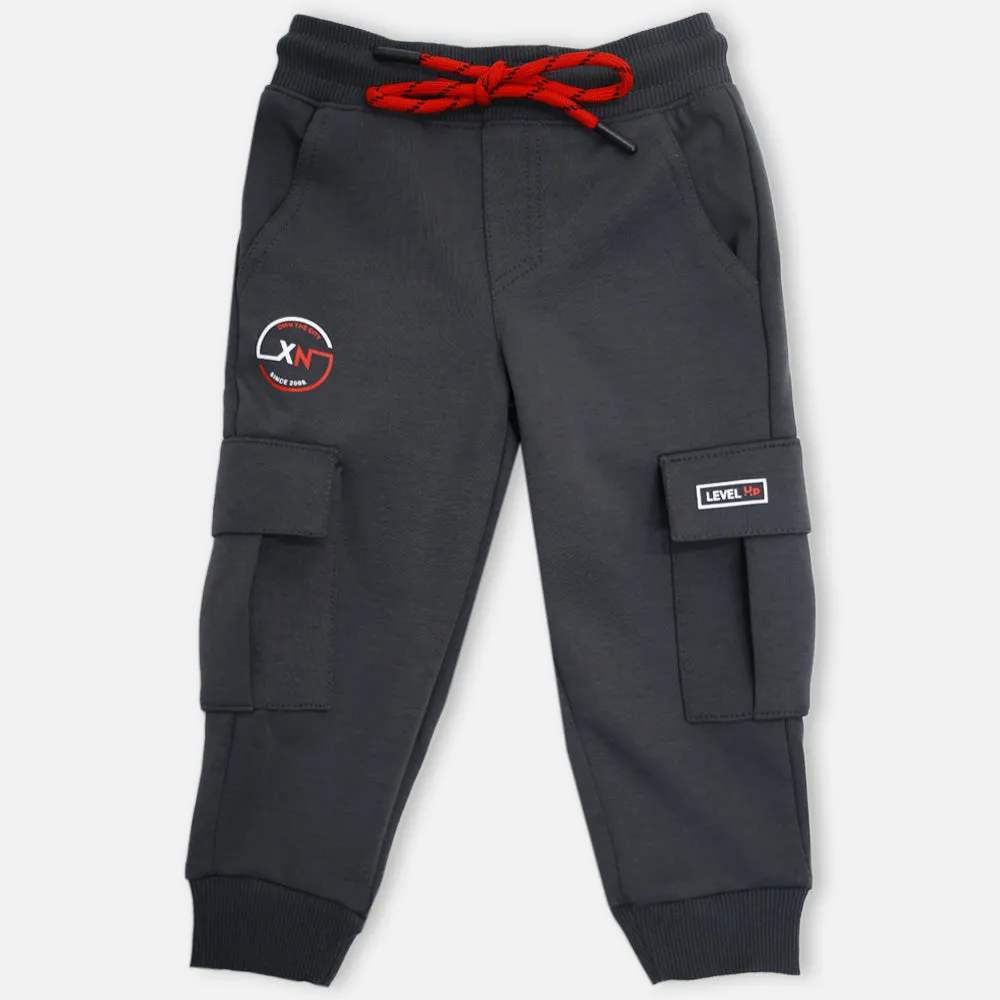 Light & Dark Grey Cargo Joggers