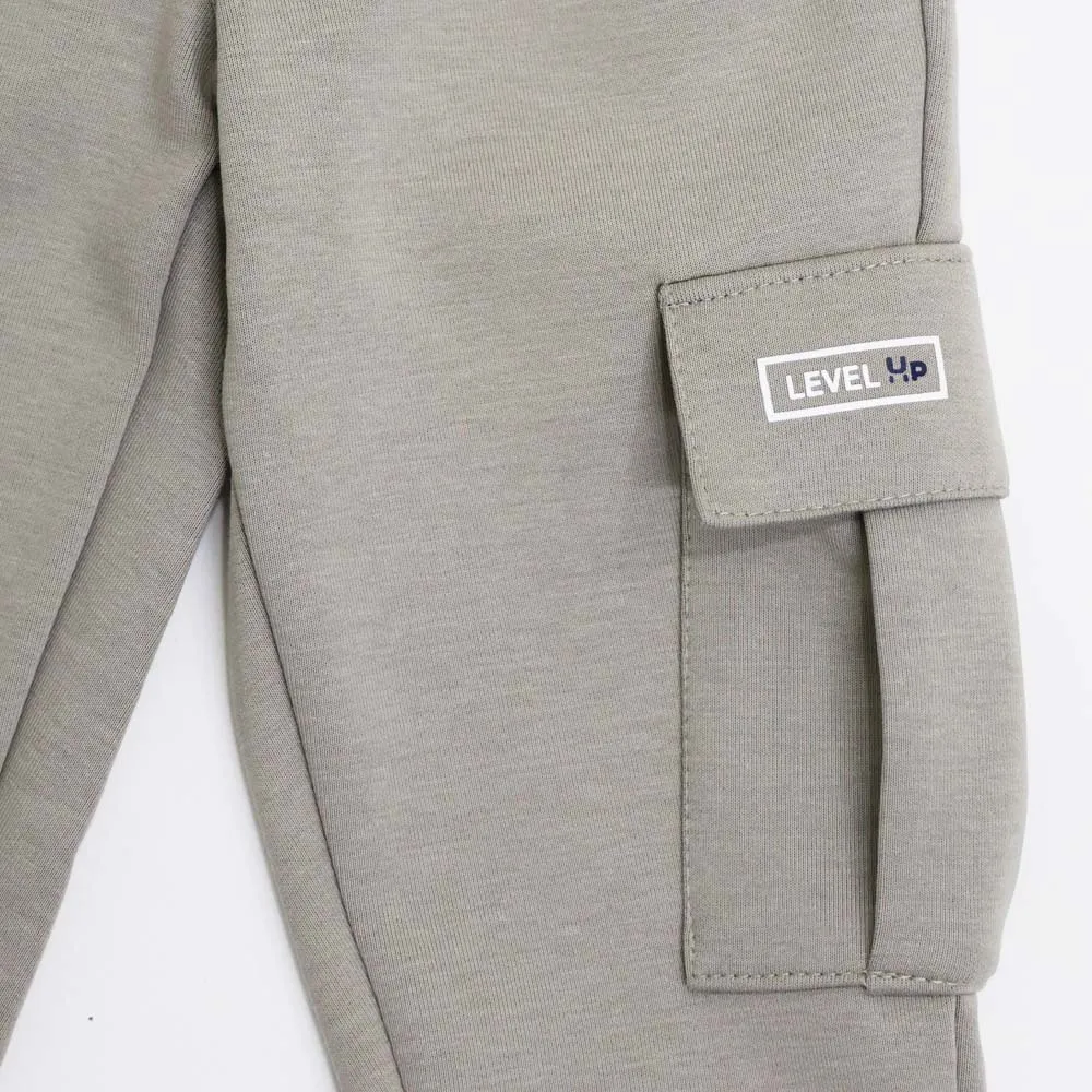 Light & Dark Grey Cargo Joggers