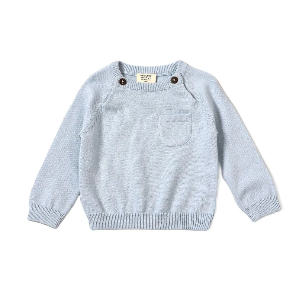 Light Blue Pullover Sweater