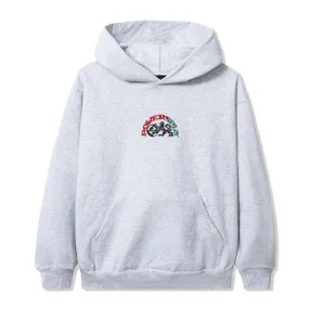 LION PULLOVER HOOD - Heather Grey