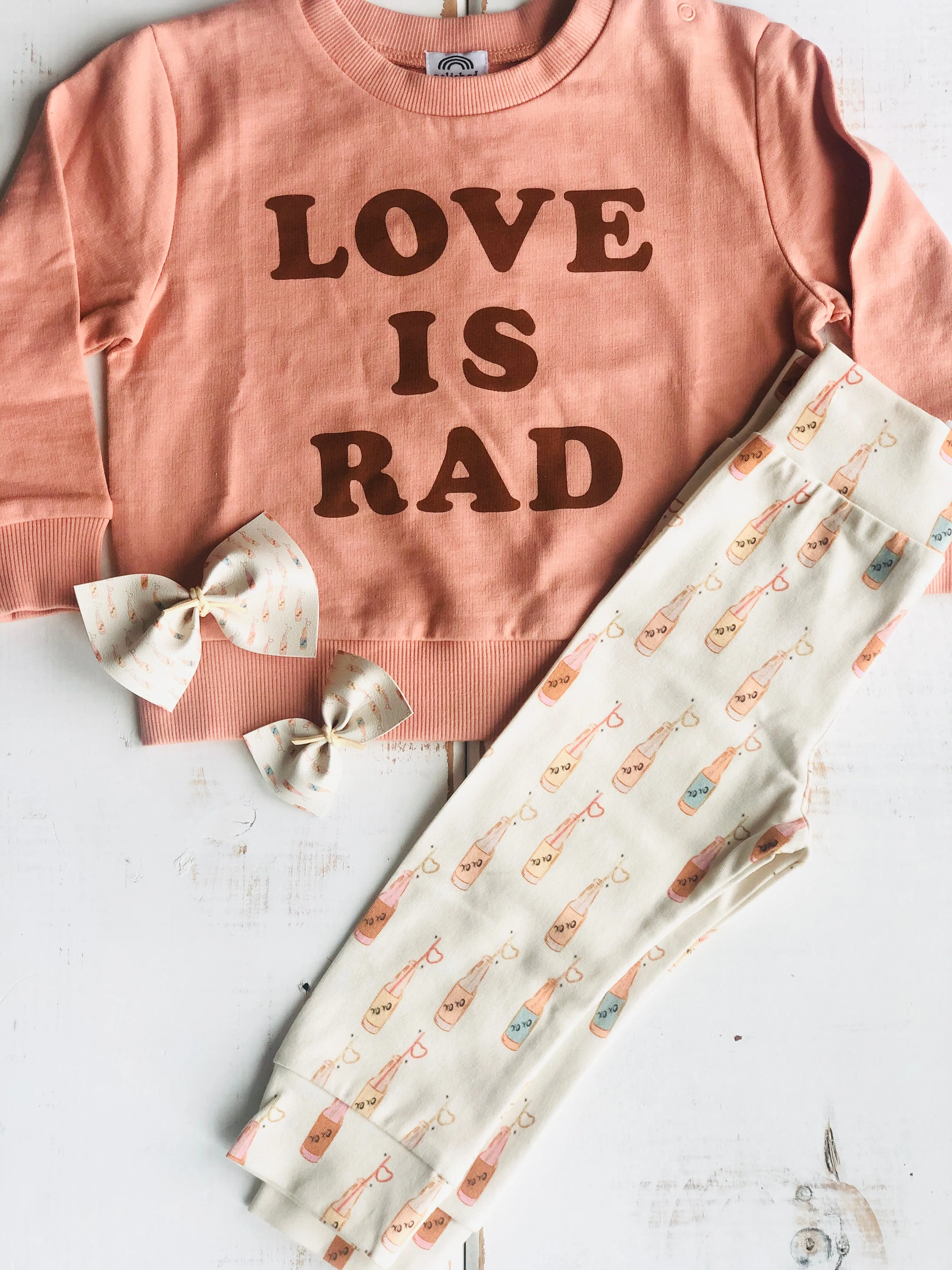 Love is Rad Organic Sweatshirt