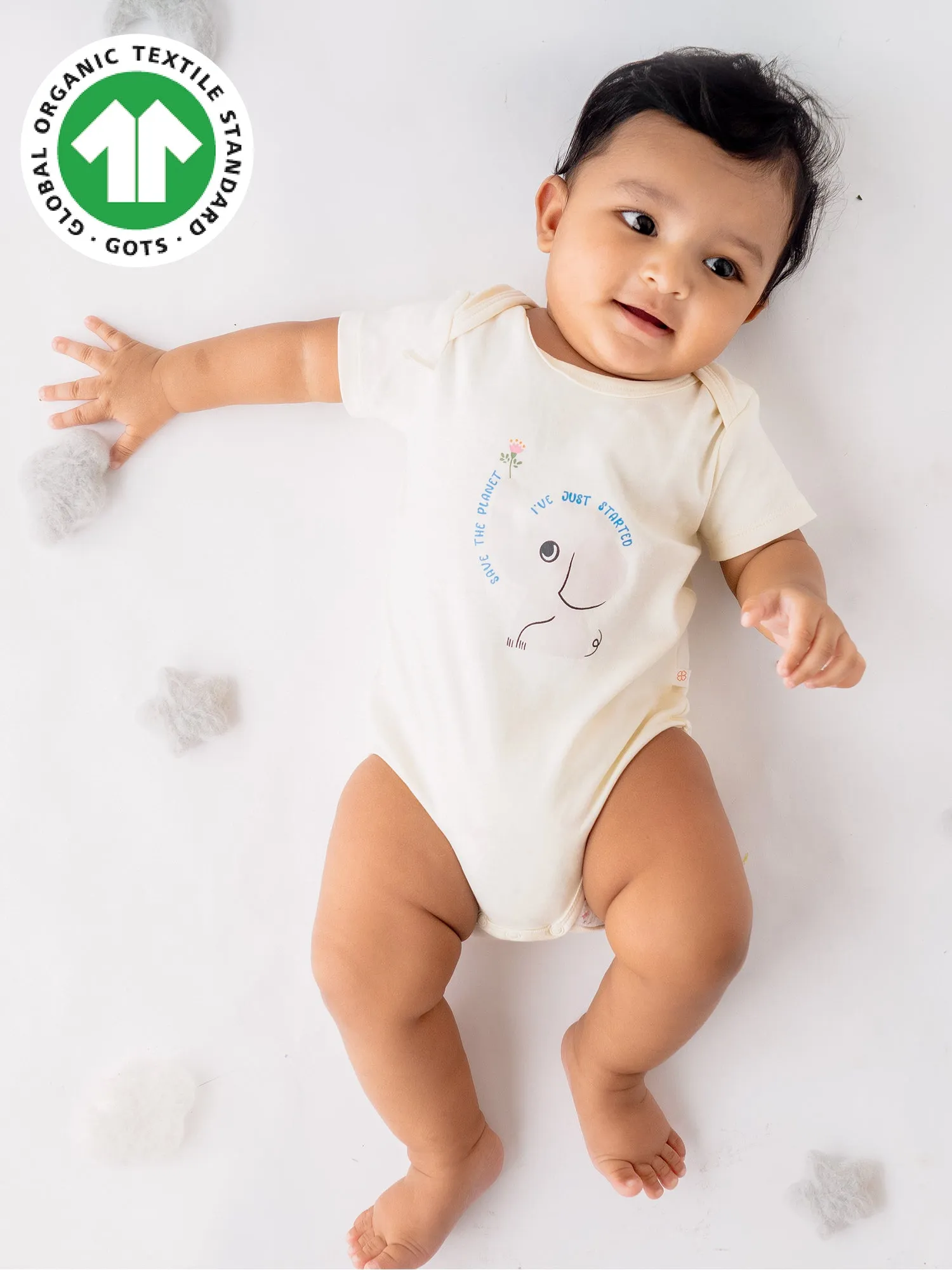 Love the planet - Organic Cotton Bodysuit