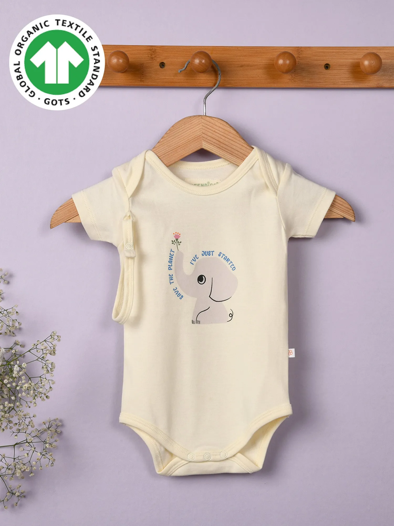 Love the planet - Organic Cotton Bodysuit