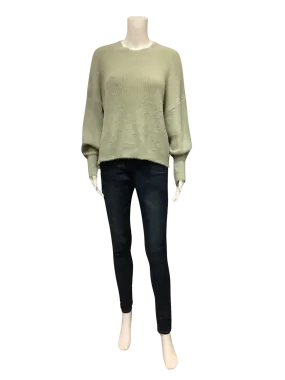 Love Tree Women's Top Sweater Green Size: L