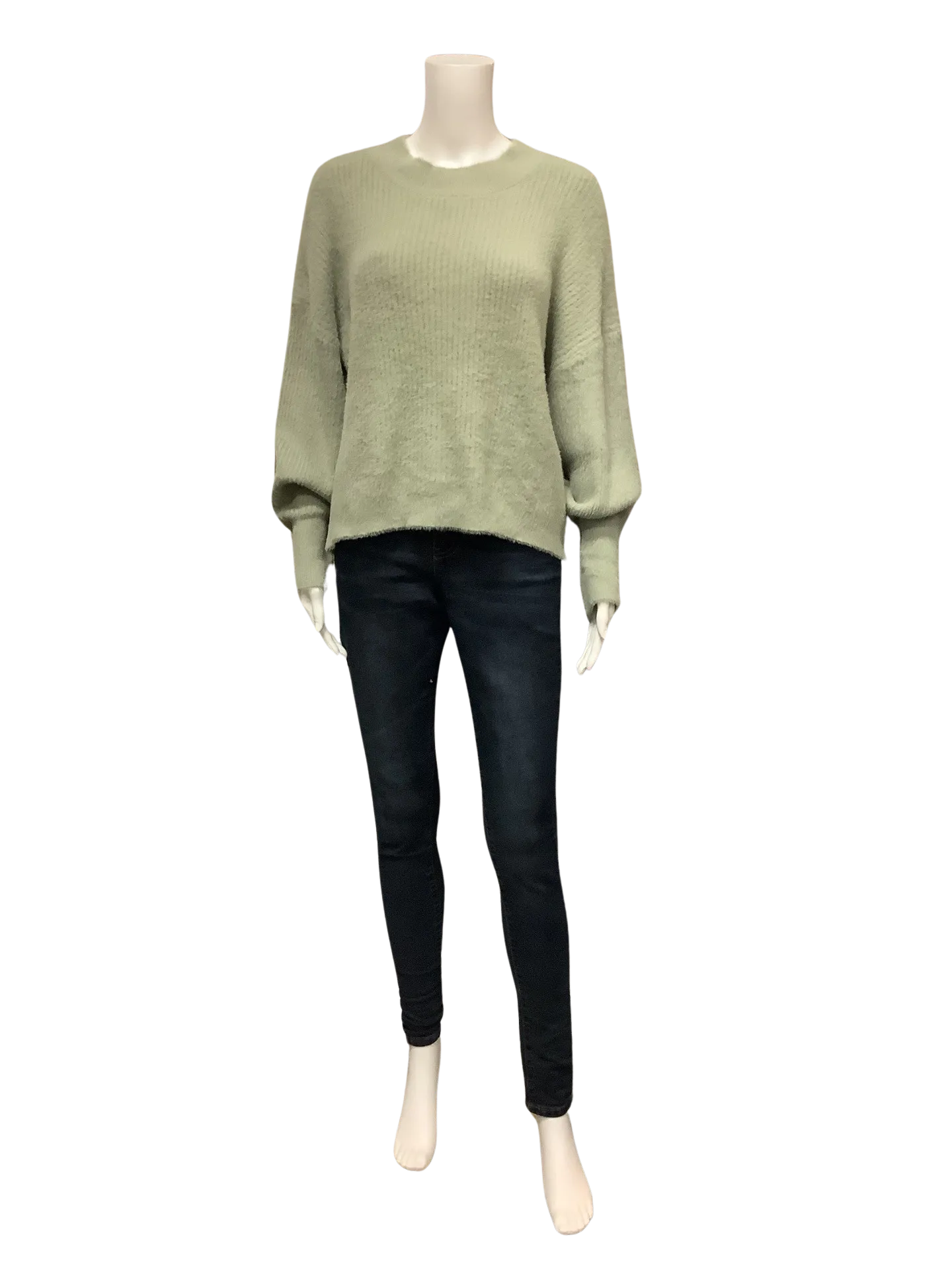 Love Tree Women's Top Sweater Green Size: L