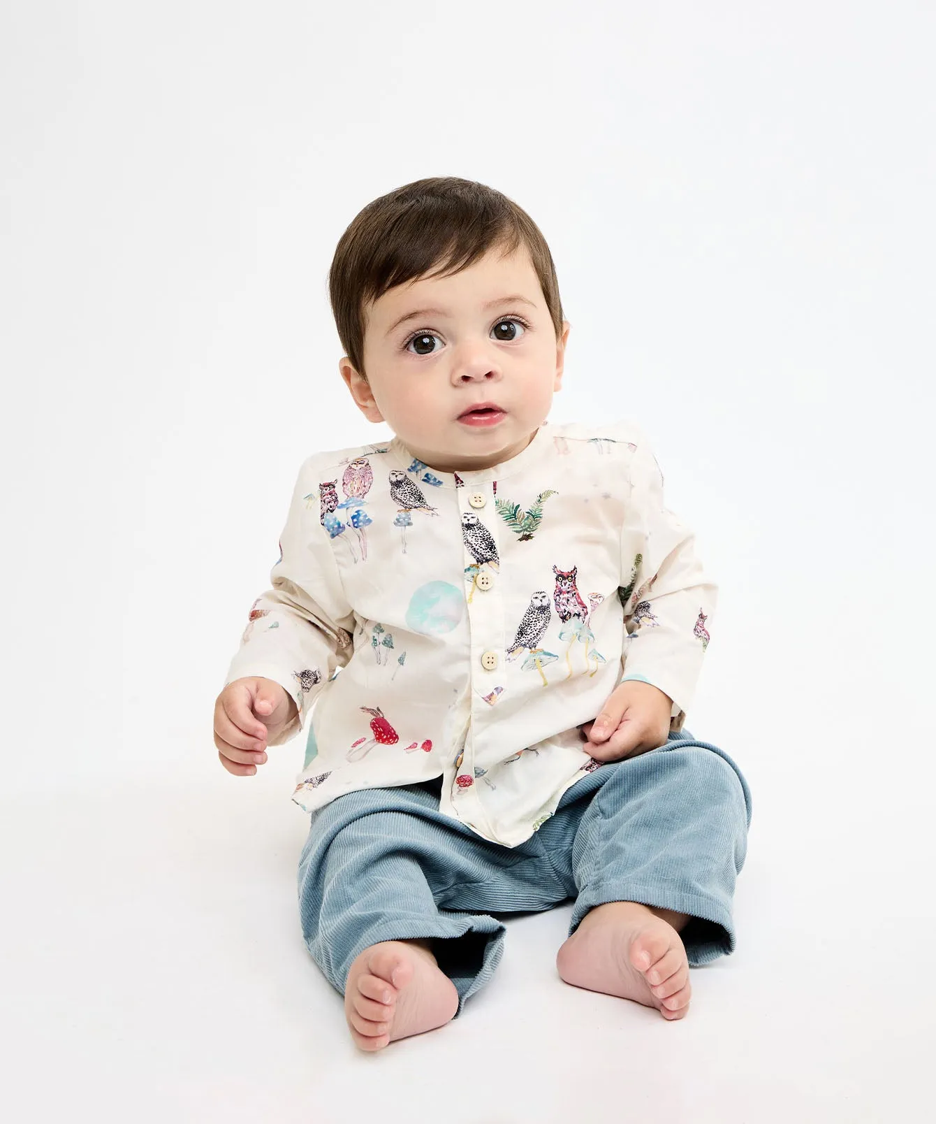 Lupo Baby Shirt, Forest Friends