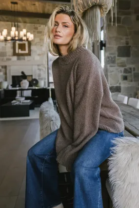 Madilyn Cozy Sweater in Brown - FINAL SALE