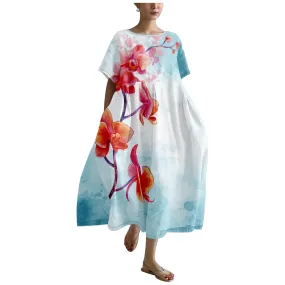 Maeve - Boho Floral Babydoll Dress for Women