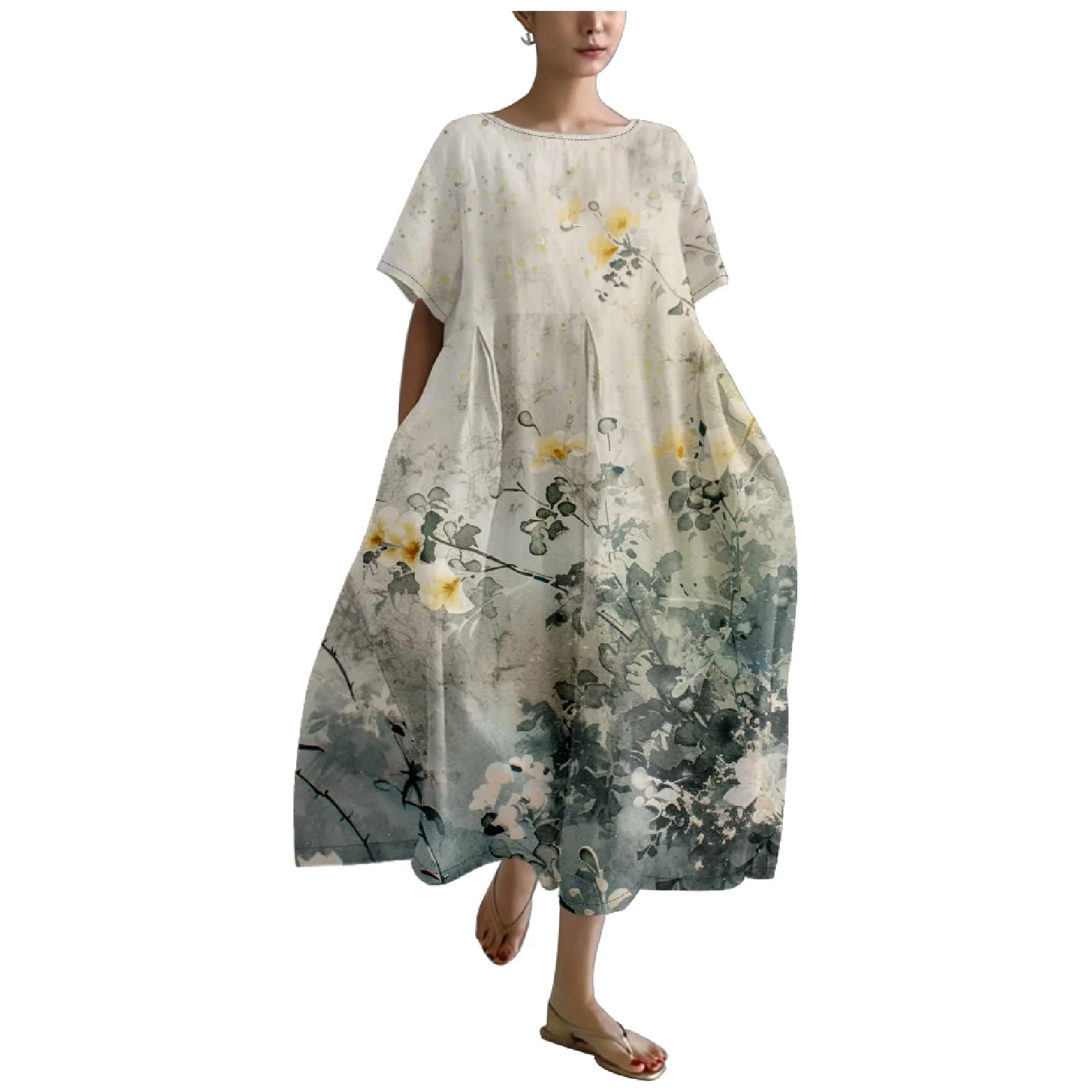 Maeve - Boho Floral Babydoll Dress for Women