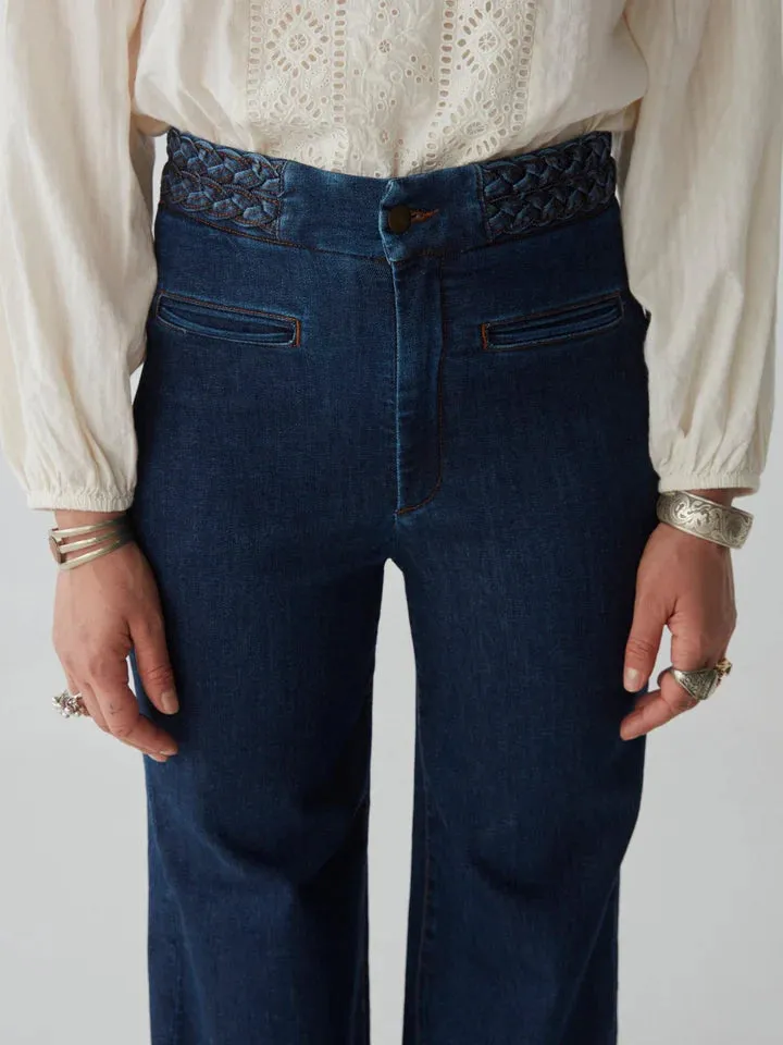 Maison Hotel Ross Disco Pant - Denim