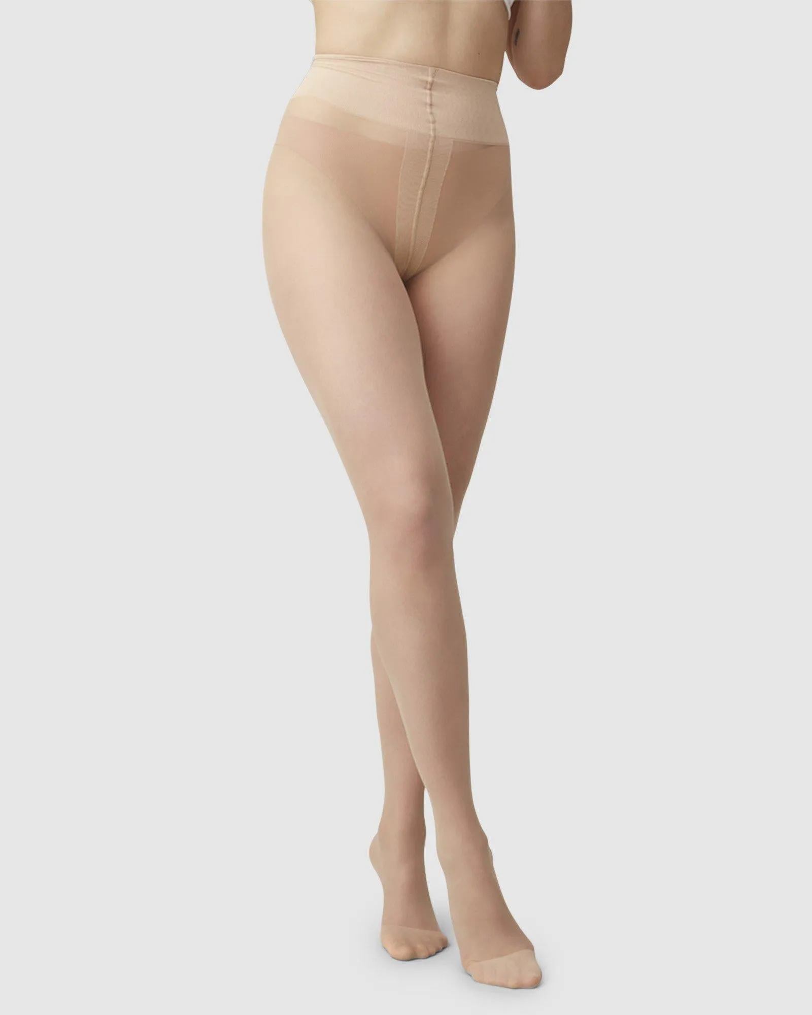 Malva Ladder Resistant Tights - Beige