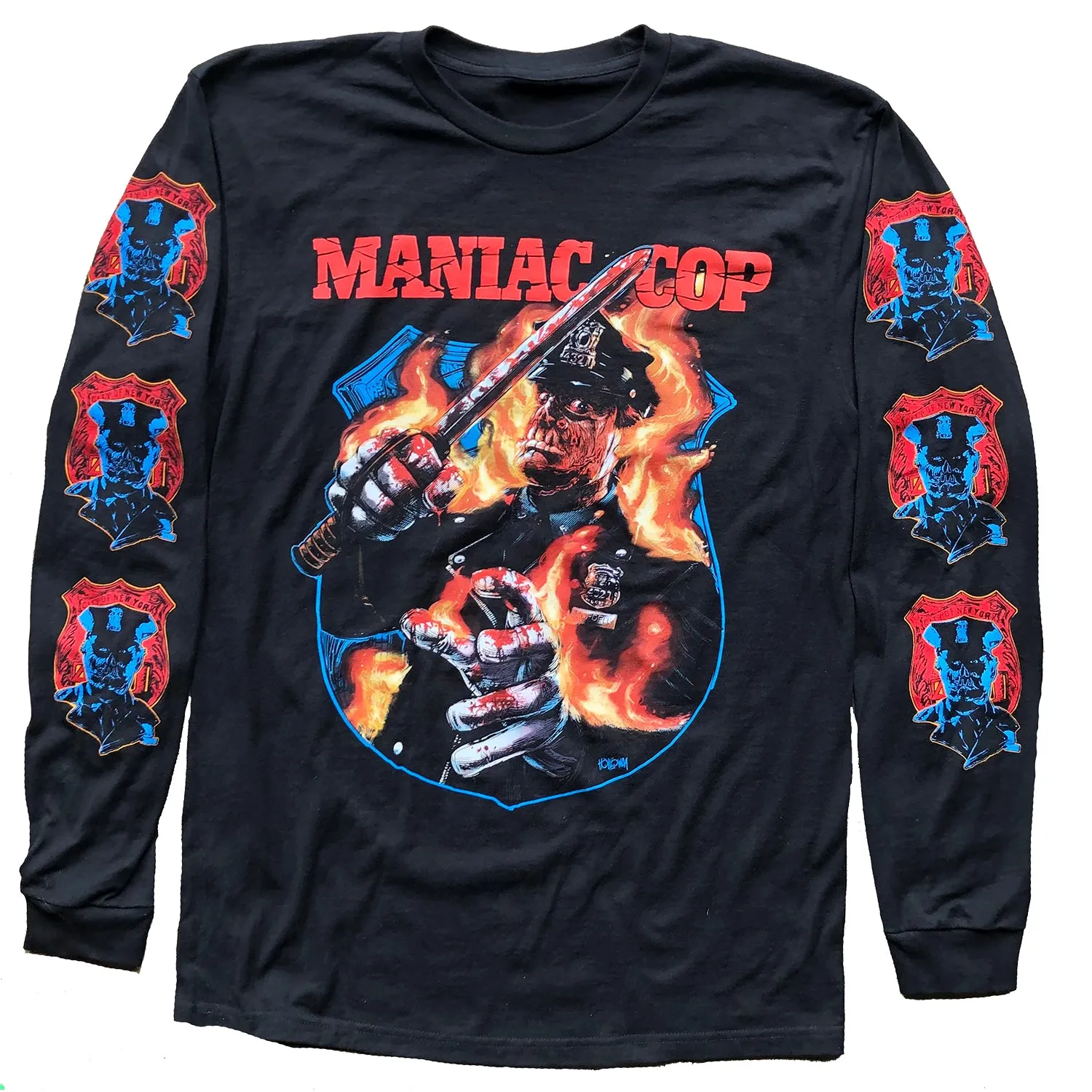 MANIAC COP LONG SLEEVE SHIRT