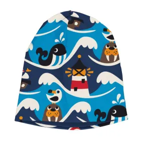 Maxomorra Velour Regular Hat - Ocean